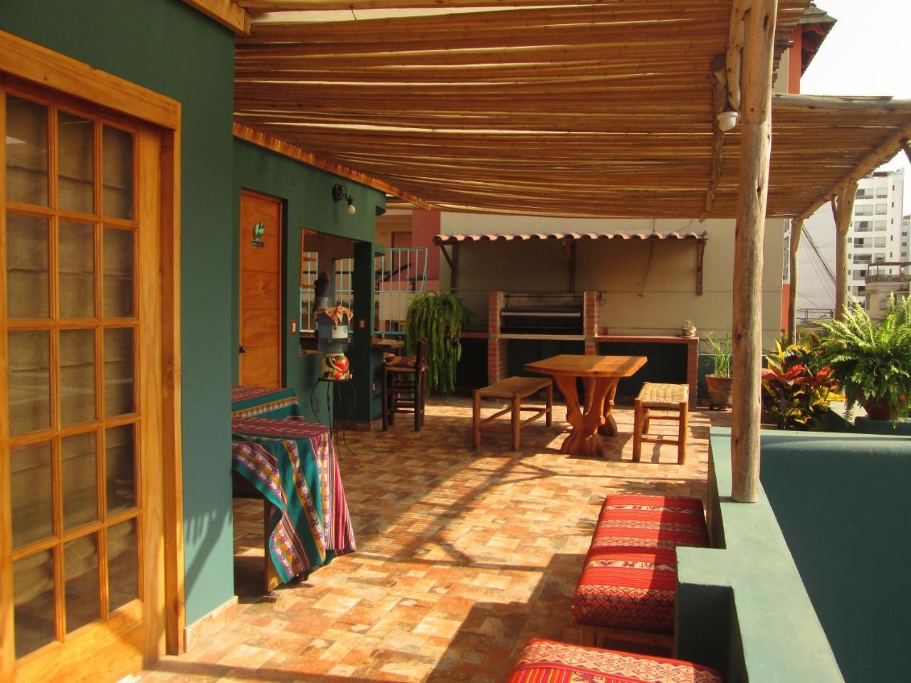 リマ La Casona Azul Bed & Breakfast エクステリア 写真